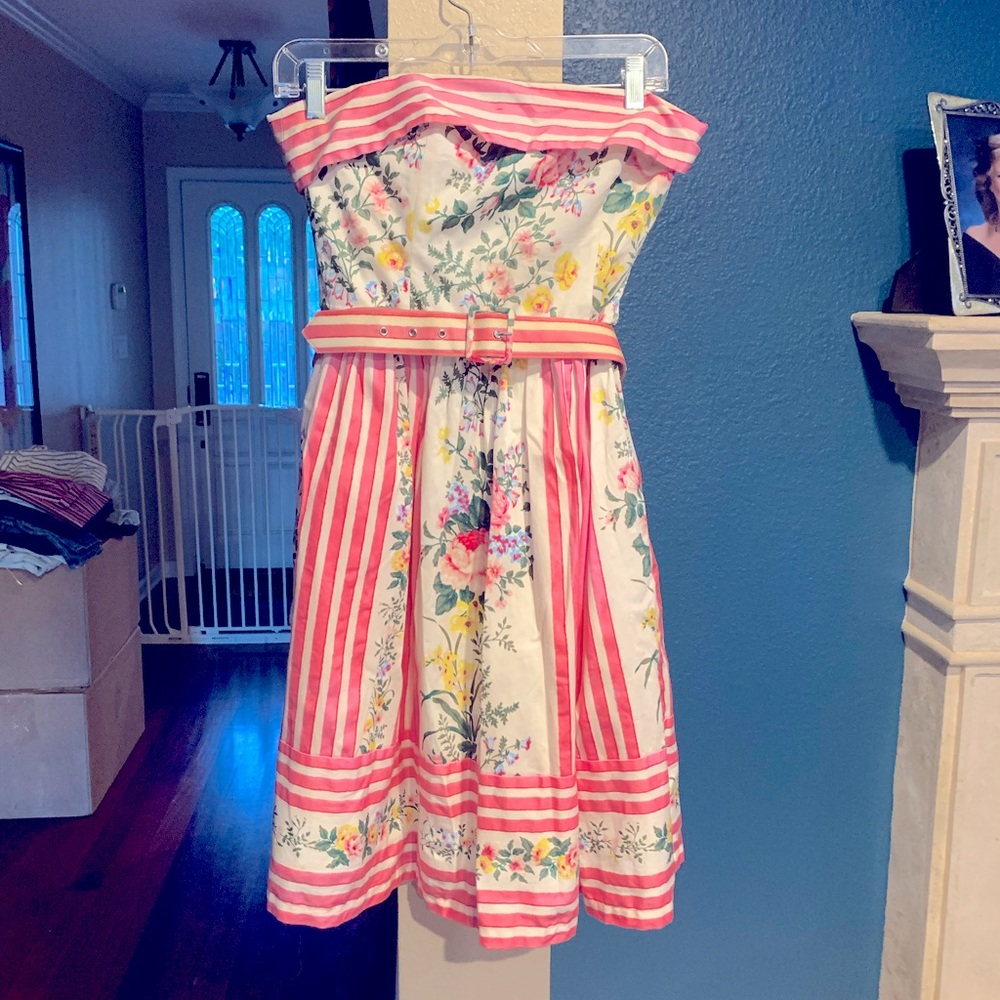 Vintage Betsey Johnson floral dress